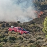 Πυρκαγιά σε χαμηλή βλάστηση στην περιοχή του Χάρακα Ηρακλείου Κρήτης